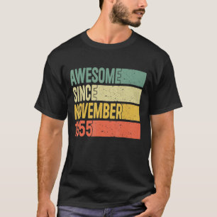 Camiseta Espantoso Desde Novembro De 1955 67 Anos De Idade,