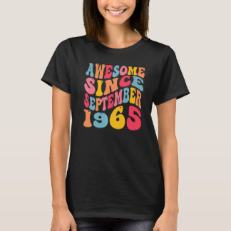 Camiseta Espantoso desde setembro de 1965 57 anos retrô 57º