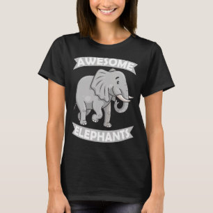 Camiseta Espantoso Elefantes Zoo Circus Elephant conservado