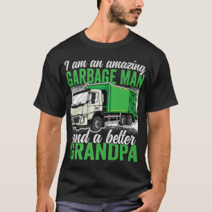 Camiseta Espantoso lixo e um vovô melhor
