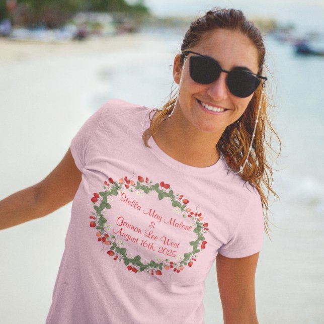 Camiseta Espantoso Verão Morango-framboesas (Criador carregado)