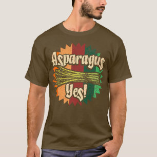 Camiseta Espargos Sim Engraçado Jardineiro Vegetal