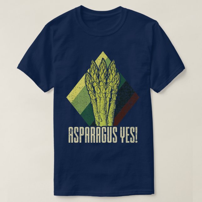 Camiseta Espargos Sim Engraçado Jardineiro Vegetal Premium  (Frente do Design)