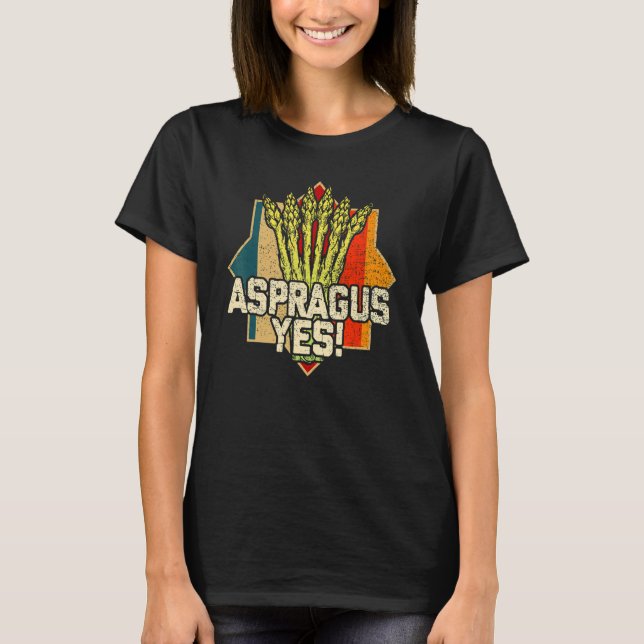 Camiseta Espargos Sim Jardineiro de Legumes (Frente)