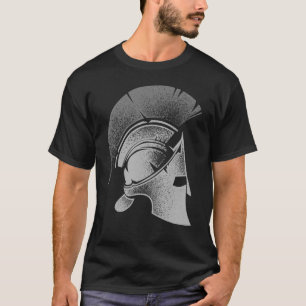 Camiseta Espartano Grego Helmet Gladiator Homens