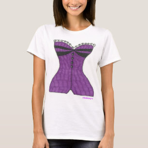 Camiseta Espartilho roxo
