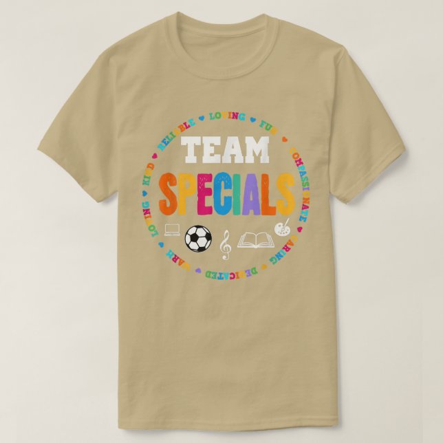 Camiseta Especiais da EQUIPE O Professor TRIBE Esquadrão De (Frente do Design)