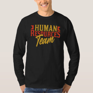 Camiseta Especiais Do Gerente De Hr Do Funcionário Da Equip
