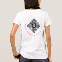 Camiseta especial Chakra Mandala para mulheres