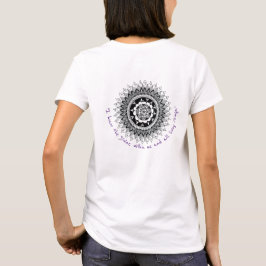Camiseta especial Chakra Mandala para mulheres