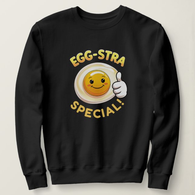 Camiseta 🥚 Especial de Egg-stra - Engraçada Caneca De Ovo (Frente do Design)