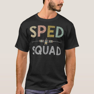 Camiseta Especial de Esquadrão SPED da Equipe de Educação E