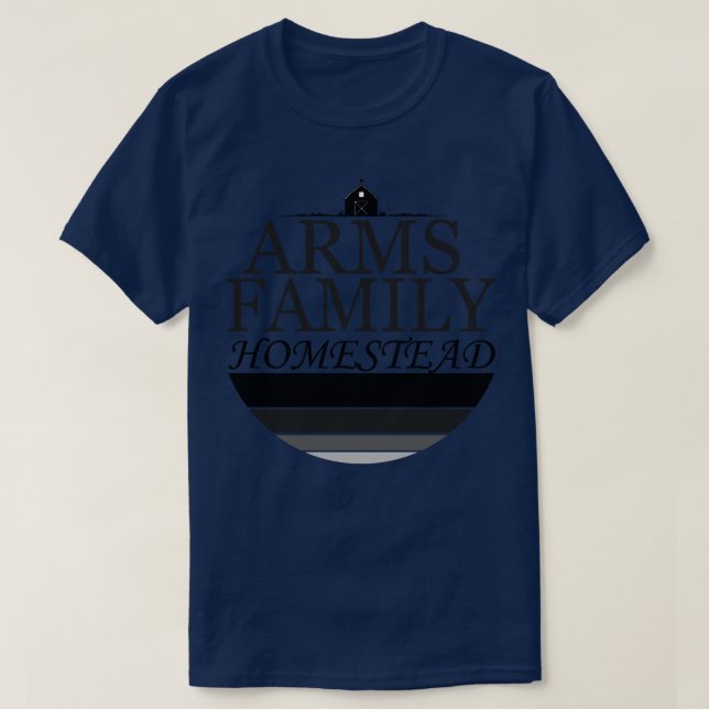 Camiseta Especial de Homestead da Família de Armas (Frente do Design)