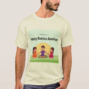Camiseta especial do rakshabandhan de vínculo eter