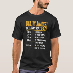 Camiseta Especial Especialista de Utilitário de Taxa Horári