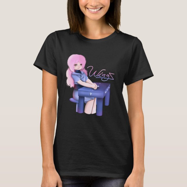 Camiseta Especial Wingz com Asa 3D Desenhada com G (Frente)