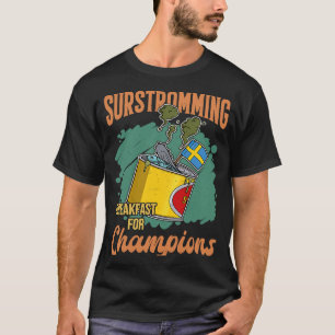Camiseta Especialidade de peixe sueca suecia Surstromming p