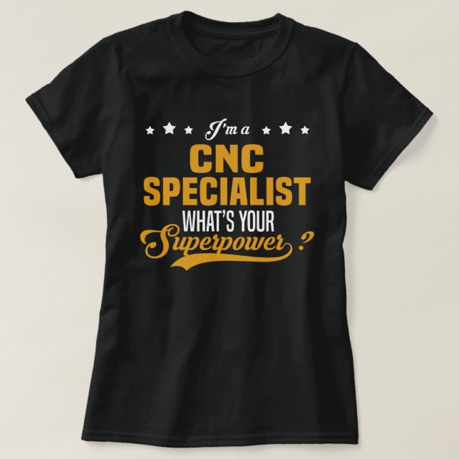 Camiseta Especialista CNC (Frente do Design)