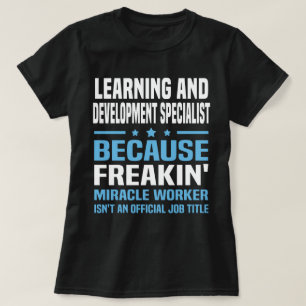 Camiseta Especialista da aprendizagem e do desenvolvimento