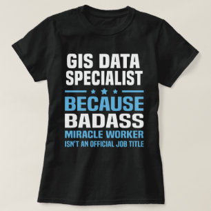 Camiseta Especialista de dados GIS
