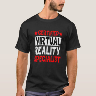 Camiseta Especialista de realidade virtual certificado