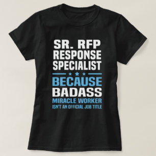 Camiseta Especialista de resposta RFP Sr
