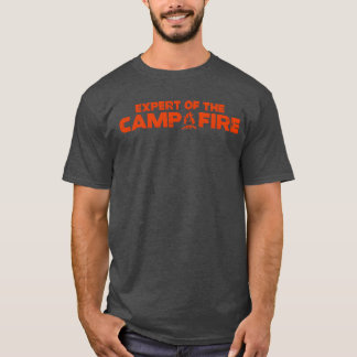 Camiseta Especialista em Acampamento com Fogueira Menina es