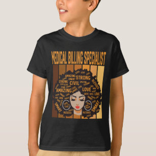 Camiseta Especialista em Cobrança Médica Mês da História Ne