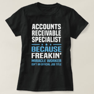 Camiseta Especialista em Contas a Receber