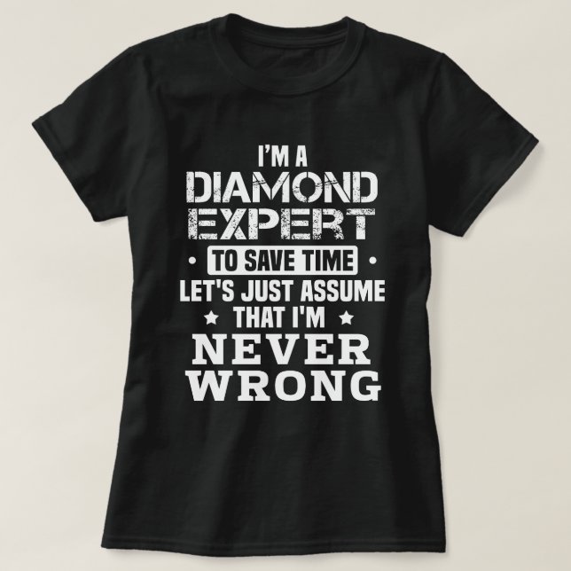 Camiseta Especialista em Diamond (Frente do Design)