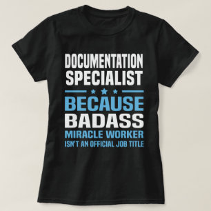 Camiseta Especialista em documentação