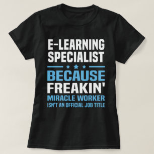 Camiseta Especialista em E-Learning