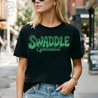 Camiseta Especialista em Enfaixar Bebê Enfermeira Retro UTI