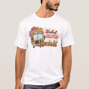 Camiseta Especialista em entrega de estudantes   Condutor d