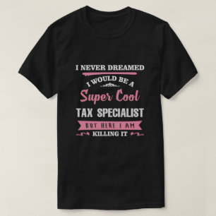 Camiseta Especialista em Fiscalidade Matando-o novidade eng