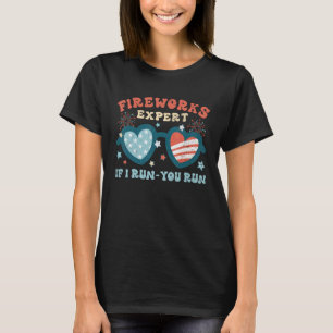 Camiseta Especialista Em Fogos De Artifício Da Groovy Se Eu