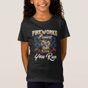 Camiseta Especialista em fogos de artifício se eu executar 