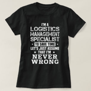 Camiseta Especialista em Gestão de Logística