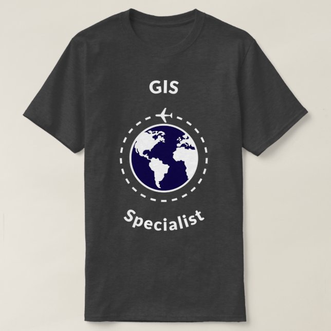 Camiseta Especialista em GIS (Frente do Design)