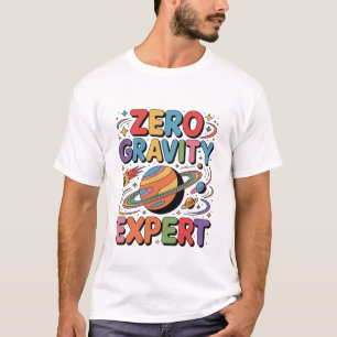 Camiseta Especialista em Gravidade Zero Astronauta Inspirad