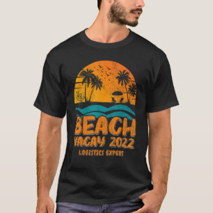 Camiseta Especialista em Logística em Férias de Praia 2022