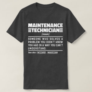 Camiseta Especialista em manutenção do técnico Noun Handyma