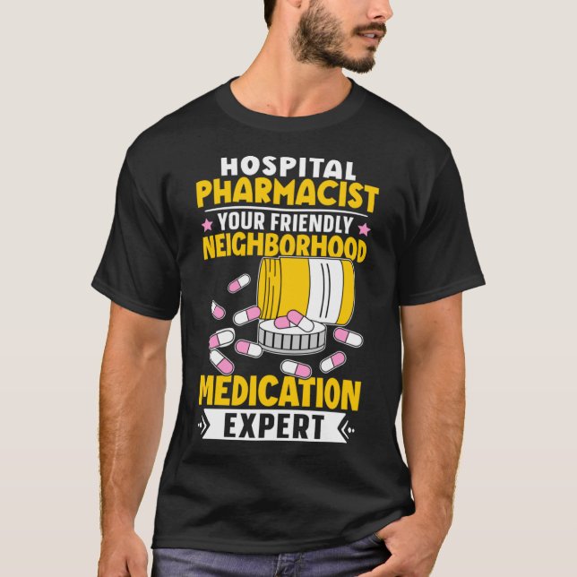 Camiseta Especialista em Medicina de Vizinhança do Farmacêu (Frente)