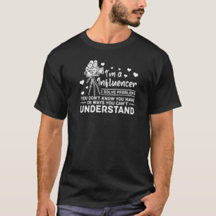 Camiseta Especialista em mídia social do Influencer Content