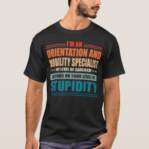 Camiseta Especialista em orientação e mobilidade Minha prof