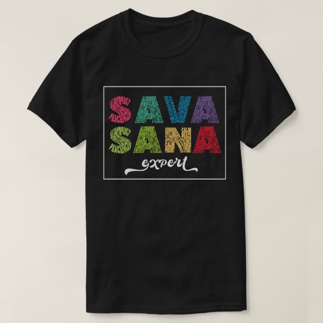 Camiseta Especialista em Savasana (Frente do Design)
