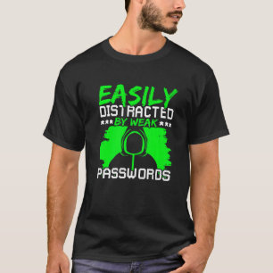 Camiseta Especialista em segurança cibernética de hacking é