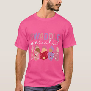 Camiseta Especialista em Swaddle Nicu Mãe Enfermeira Valent