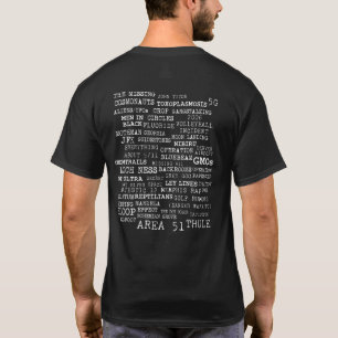 Camiseta Especialista em Teoria da Conspiração