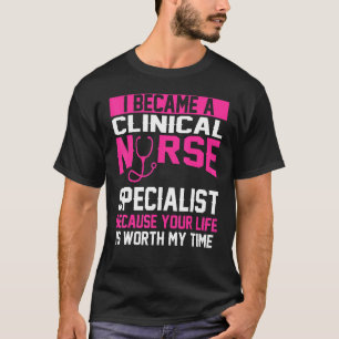 Camiseta Especialistas em Roupa de Enfermeira Clínica